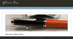 Desktop Screenshot of glennspens.com
